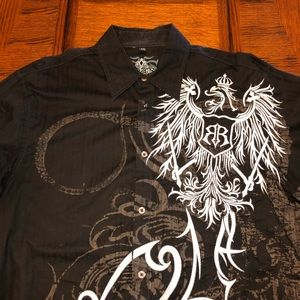 Roar embellished shirt XL black